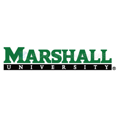 Marshall Thundering Herd Logo T-shirts Iron On Transfers N4974 - Click Image to Close